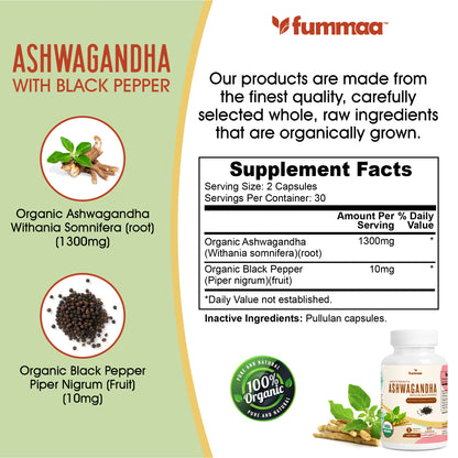 what are the ingredients in ashwagandha | supplements fact of biologisch ashwagandha
