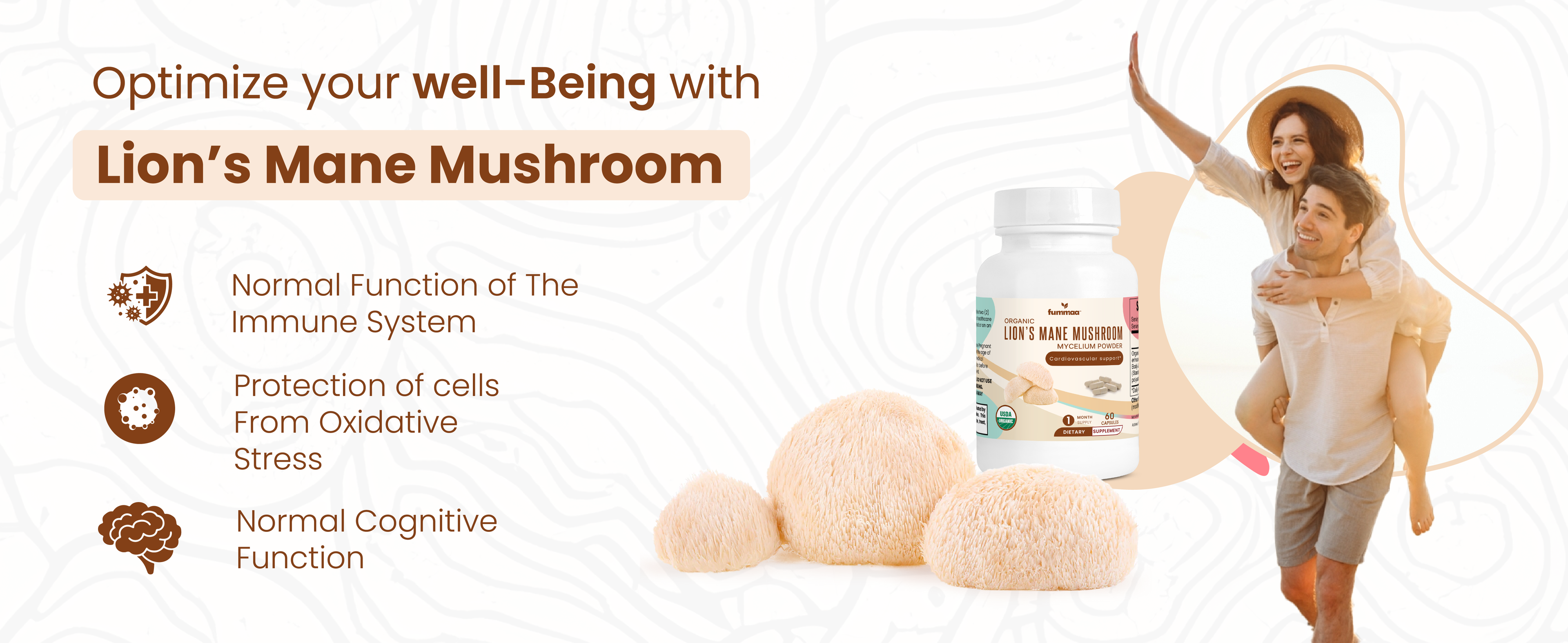 Organic Lion's Mane Mushroom for Overall Well-Being