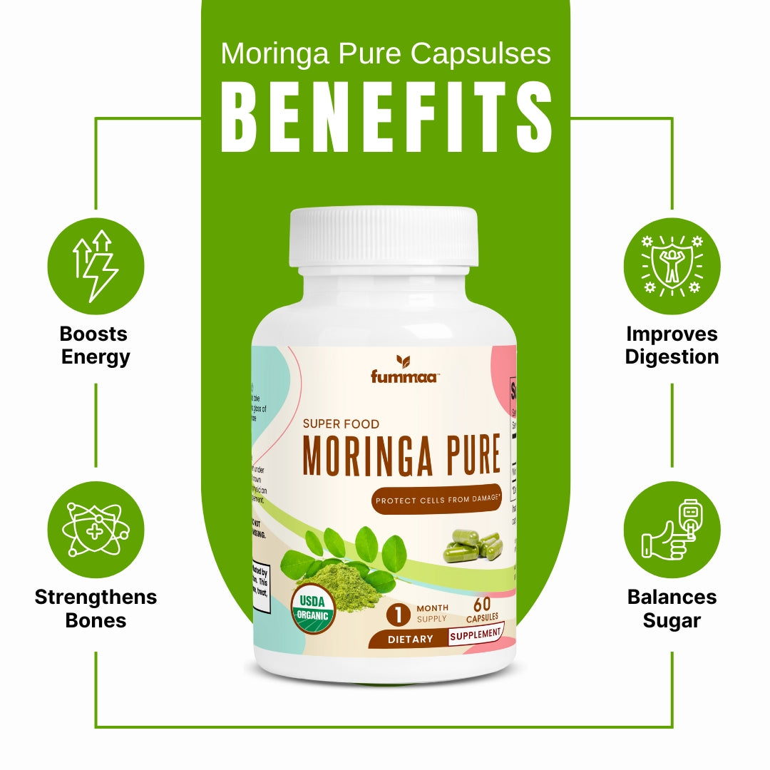Organic Moringa Pure Capsules